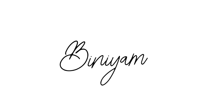 You should practise on your own different ways (Bearetta-2O07w) to write your name (Biniyam) in signature. don't let someone else do it for you. Biniyam signature style 12 images and pictures png