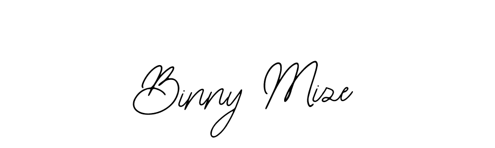 Also we have Binny Mize name is the best signature style. Create professional handwritten signature collection using Bearetta-2O07w autograph style. Binny Mize signature style 12 images and pictures png