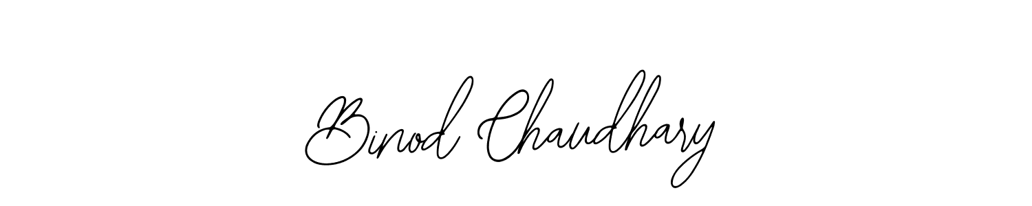 Design your own signature with our free online signature maker. With this signature software, you can create a handwritten (Bearetta-2O07w) signature for name Binod Chaudhary. Binod Chaudhary signature style 12 images and pictures png