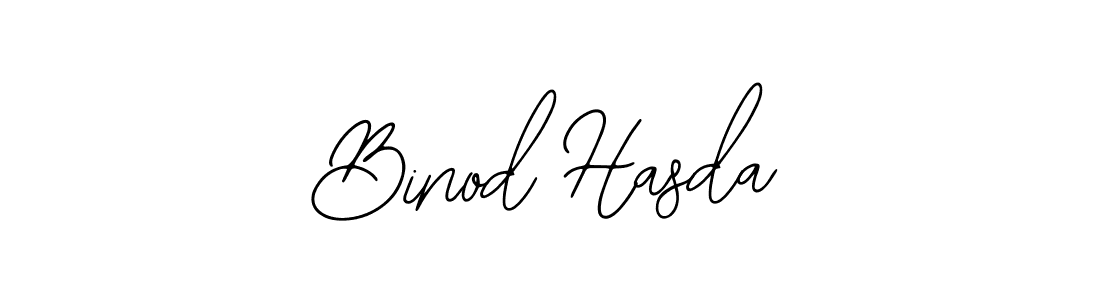 Design your own signature with our free online signature maker. With this signature software, you can create a handwritten (Bearetta-2O07w) signature for name Binod Hasda. Binod Hasda signature style 12 images and pictures png
