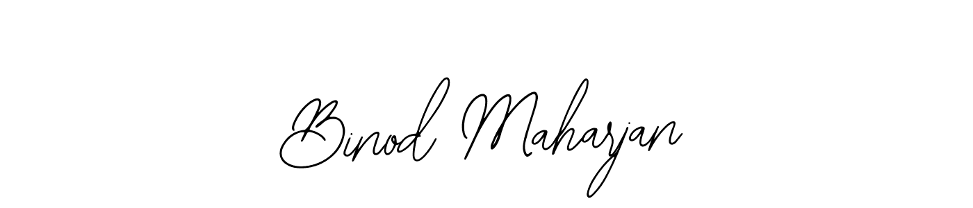 Bearetta-2O07w is a professional signature style that is perfect for those who want to add a touch of class to their signature. It is also a great choice for those who want to make their signature more unique. Get Binod Maharjan name to fancy signature for free. Binod Maharjan signature style 12 images and pictures png
