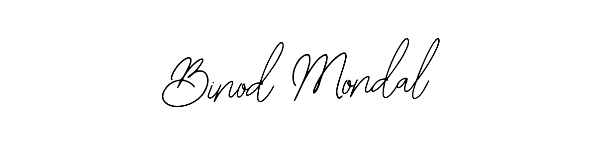 Use a signature maker to create a handwritten signature online. With this signature software, you can design (Bearetta-2O07w) your own signature for name Binod Mondal. Binod Mondal signature style 12 images and pictures png