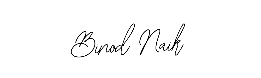 Design your own signature with our free online signature maker. With this signature software, you can create a handwritten (Bearetta-2O07w) signature for name Binod Naik. Binod Naik signature style 12 images and pictures png
