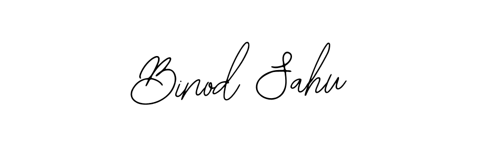 Design your own signature with our free online signature maker. With this signature software, you can create a handwritten (Bearetta-2O07w) signature for name Binod Sahu. Binod Sahu signature style 12 images and pictures png