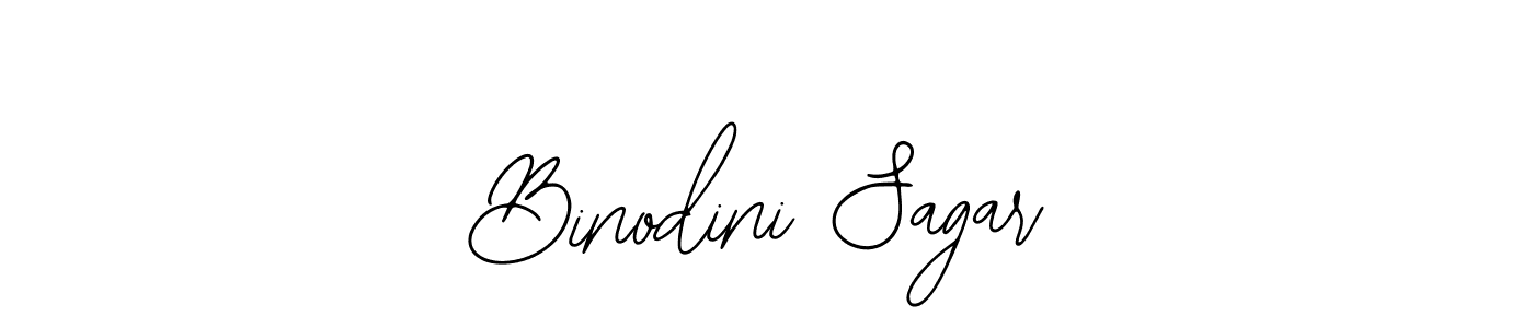 How to make Binodini Sagar name signature. Use Bearetta-2O07w style for creating short signs online. This is the latest handwritten sign. Binodini Sagar signature style 12 images and pictures png