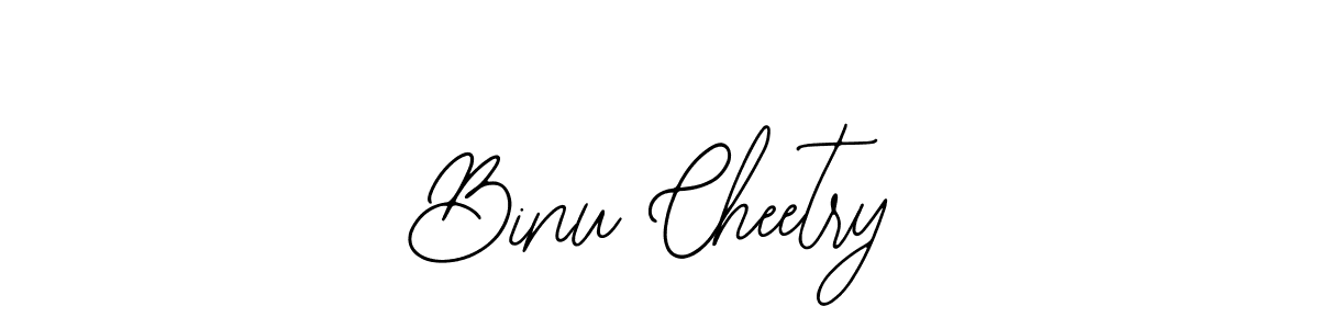 Also we have Binu Cheetry name is the best signature style. Create professional handwritten signature collection using Bearetta-2O07w autograph style. Binu Cheetry signature style 12 images and pictures png