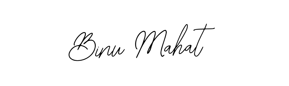 Use a signature maker to create a handwritten signature online. With this signature software, you can design (Bearetta-2O07w) your own signature for name Binu Mahat. Binu Mahat signature style 12 images and pictures png