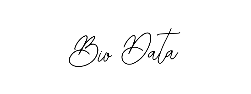 Use a signature maker to create a handwritten signature online. With this signature software, you can design (Bearetta-2O07w) your own signature for name Bio Data. Bio Data signature style 12 images and pictures png