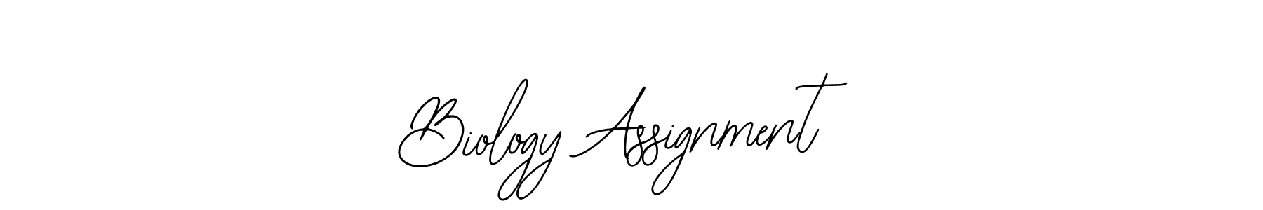 Also we have Biology Assignment name is the best signature style. Create professional handwritten signature collection using Bearetta-2O07w autograph style. Biology Assignment signature style 12 images and pictures png