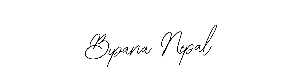 Also You can easily find your signature by using the search form. We will create Bipana Nepal name handwritten signature images for you free of cost using Bearetta-2O07w sign style. Bipana Nepal signature style 12 images and pictures png