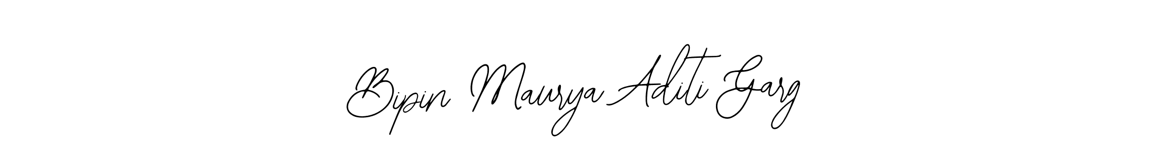 Bipin Maurya Aditi Garg stylish signature style. Best Handwritten Sign (Bearetta-2O07w) for my name. Handwritten Signature Collection Ideas for my name Bipin Maurya Aditi Garg. Bipin Maurya Aditi Garg signature style 12 images and pictures png
