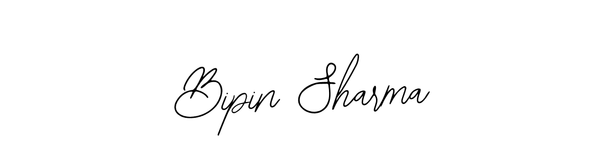 Use a signature maker to create a handwritten signature online. With this signature software, you can design (Bearetta-2O07w) your own signature for name Bipin Sharma. Bipin Sharma signature style 12 images and pictures png