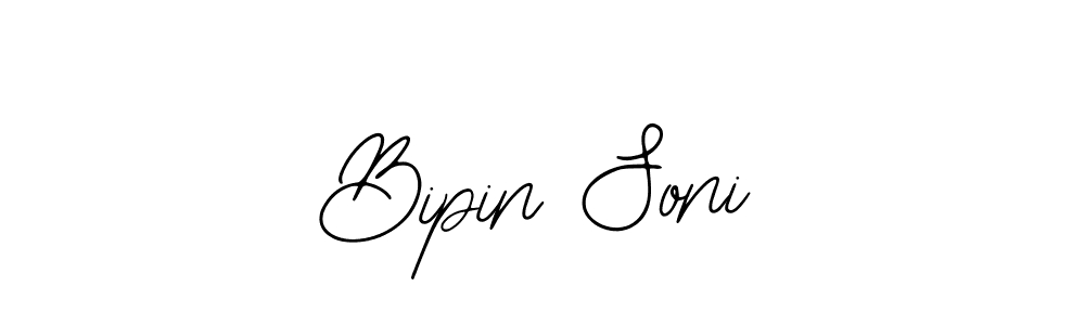 How to make Bipin Soni name signature. Use Bearetta-2O07w style for creating short signs online. This is the latest handwritten sign. Bipin Soni signature style 12 images and pictures png