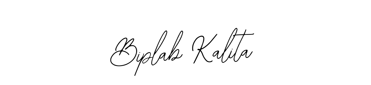 The best way (Bearetta-2O07w) to make a short signature is to pick only two or three words in your name. The name Biplab Kalita include a total of six letters. For converting this name. Biplab Kalita signature style 12 images and pictures png