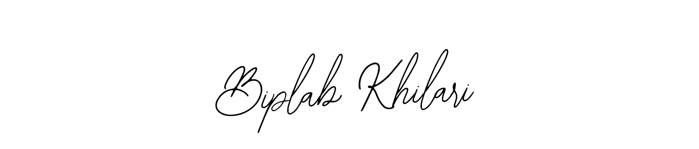 Create a beautiful signature design for name Biplab Khilari. With this signature (Bearetta-2O07w) fonts, you can make a handwritten signature for free. Biplab Khilari signature style 12 images and pictures png