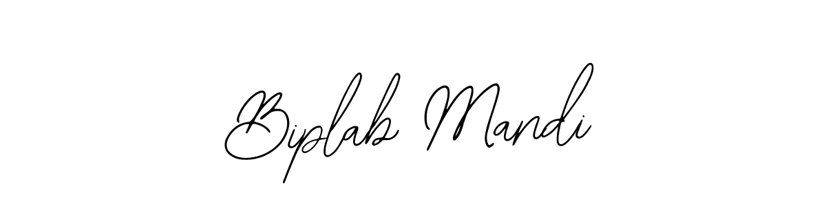 You should practise on your own different ways (Bearetta-2O07w) to write your name (Biplab Mandi) in signature. don't let someone else do it for you. Biplab Mandi signature style 12 images and pictures png