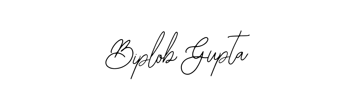 How to make Biplob Gupta name signature. Use Bearetta-2O07w style for creating short signs online. This is the latest handwritten sign. Biplob Gupta signature style 12 images and pictures png