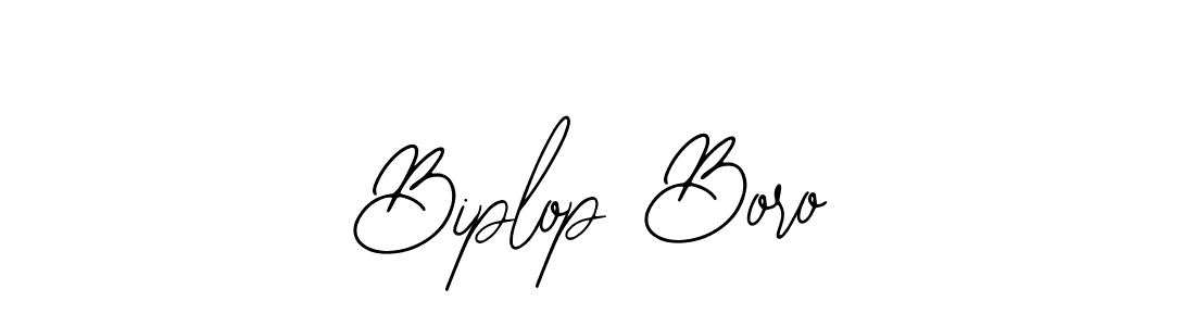 Make a beautiful signature design for name Biplop Boro. With this signature (Bearetta-2O07w) style, you can create a handwritten signature for free. Biplop Boro signature style 12 images and pictures png