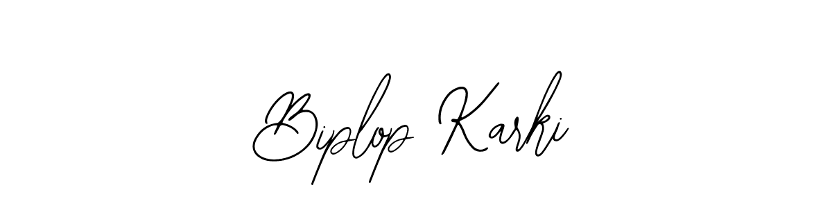 You can use this online signature creator to create a handwritten signature for the name Biplop Karki. This is the best online autograph maker. Biplop Karki signature style 12 images and pictures png