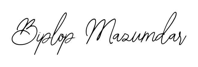 The Bearetta-2O07w handwriting style adds charm and authenticity to name Biplop Mazumdar. A wonderful choice for personal thank-you notes. Biplop Mazumdar signature style 12 images and pictures png