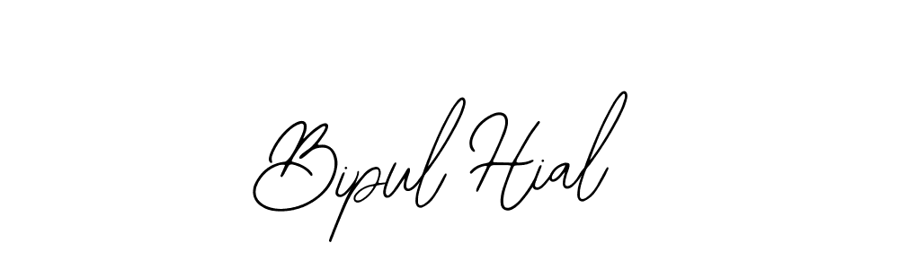 if you are searching for the best signature style for your name Bipul Hial. so please give up your signature search. here we have designed multiple signature styles  using Bearetta-2O07w. Bipul Hial signature style 12 images and pictures png