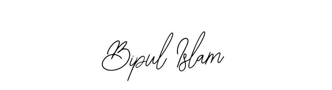 Use a signature maker to create a handwritten signature online. With this signature software, you can design (Bearetta-2O07w) your own signature for name Bipul Islam. Bipul Islam signature style 12 images and pictures png