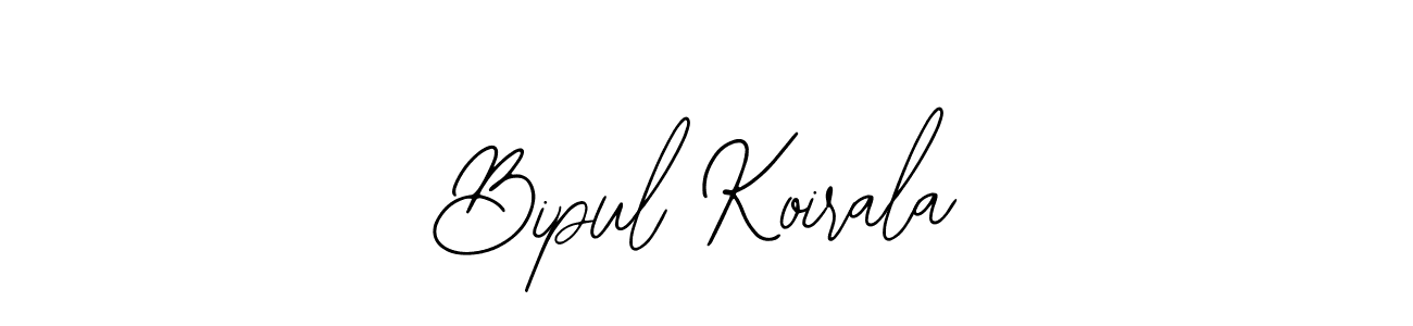 Create a beautiful signature design for name Bipul Koirala. With this signature (Bearetta-2O07w) fonts, you can make a handwritten signature for free. Bipul Koirala signature style 12 images and pictures png