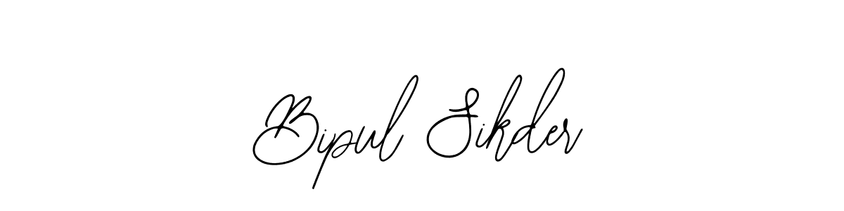 Also You can easily find your signature by using the search form. We will create Bipul Sikder name handwritten signature images for you free of cost using Bearetta-2O07w sign style. Bipul Sikder signature style 12 images and pictures png