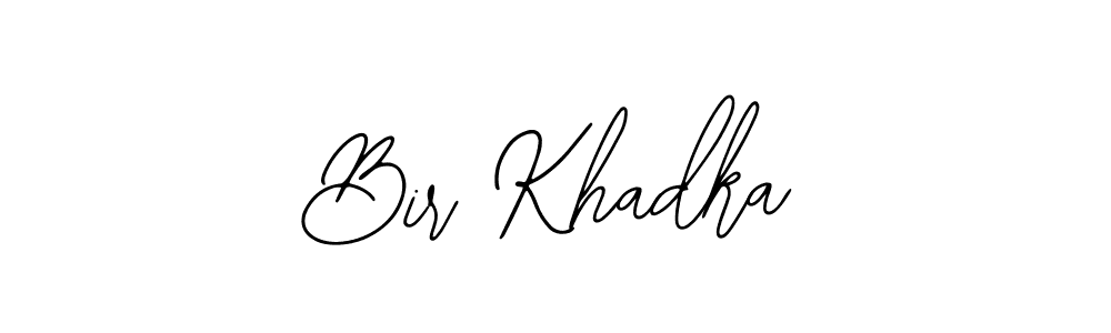 Make a beautiful signature design for name Bir Khadka. With this signature (Bearetta-2O07w) style, you can create a handwritten signature for free. Bir Khadka signature style 12 images and pictures png