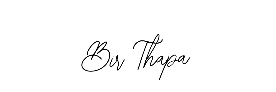 Create a beautiful signature design for name Bir Thapa. With this signature (Bearetta-2O07w) fonts, you can make a handwritten signature for free. Bir Thapa signature style 12 images and pictures png