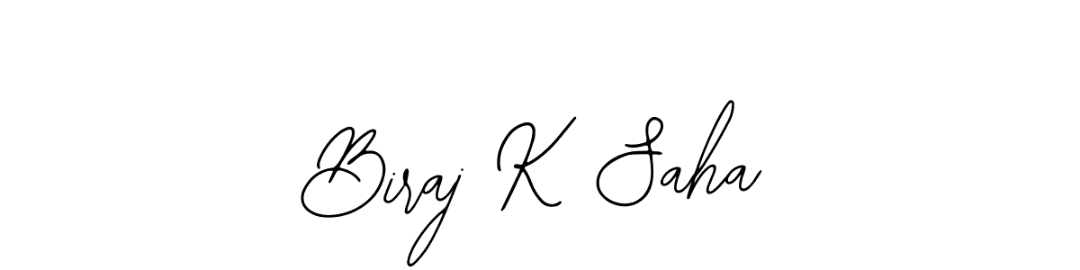 if you are searching for the best signature style for your name Biraj K Saha. so please give up your signature search. here we have designed multiple signature styles  using Bearetta-2O07w. Biraj K Saha signature style 12 images and pictures png