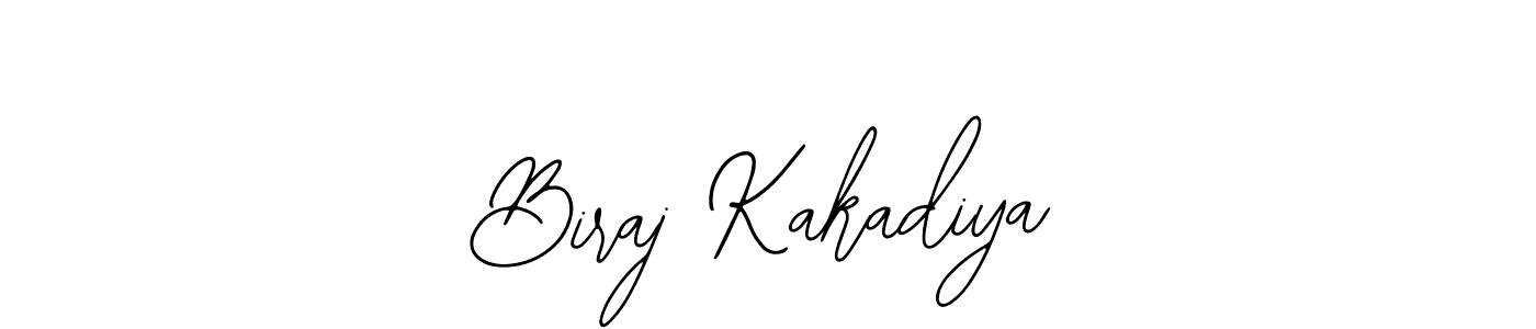 Design your own signature with our free online signature maker. With this signature software, you can create a handwritten (Bearetta-2O07w) signature for name Biraj Kakadiya. Biraj Kakadiya signature style 12 images and pictures png