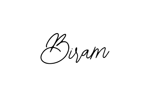 The best way (Bearetta-2O07w) to make a short signature is to pick only two or three words in your name. The name Biram include a total of six letters. For converting this name. Biram signature style 12 images and pictures png