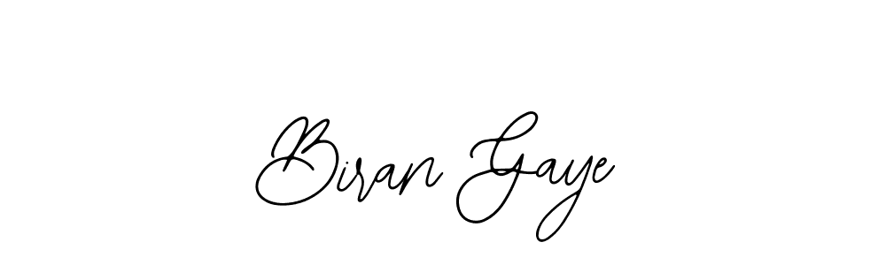 It looks lik you need a new signature style for name Biran Gaye. Design unique handwritten (Bearetta-2O07w) signature with our free signature maker in just a few clicks. Biran Gaye signature style 12 images and pictures png