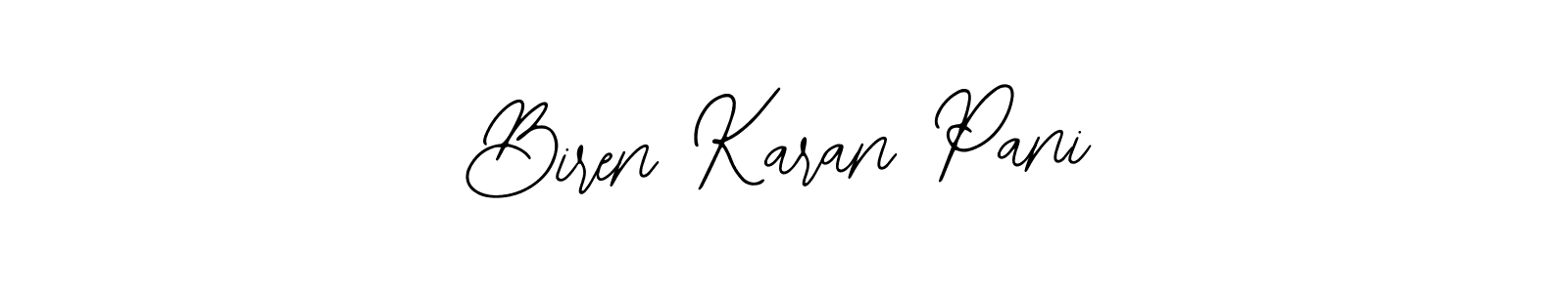 Create a beautiful signature design for name Biren Karan Pani. With this signature (Bearetta-2O07w) fonts, you can make a handwritten signature for free. Biren Karan Pani signature style 12 images and pictures png