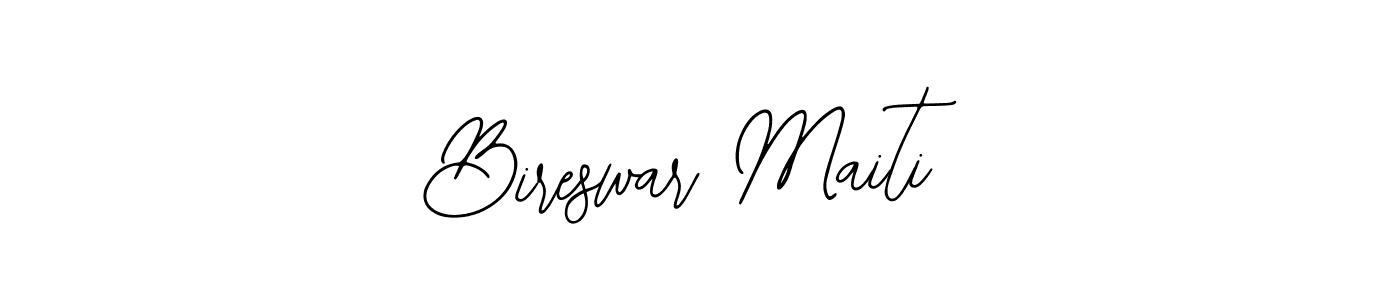 Design your own signature with our free online signature maker. With this signature software, you can create a handwritten (Bearetta-2O07w) signature for name Bireswar Maiti. Bireswar Maiti signature style 12 images and pictures png