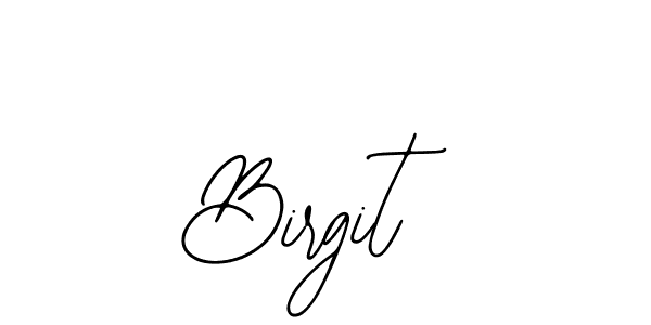 You should practise on your own different ways (Bearetta-2O07w) to write your name (Birgit) in signature. don't let someone else do it for you. Birgit signature style 12 images and pictures png