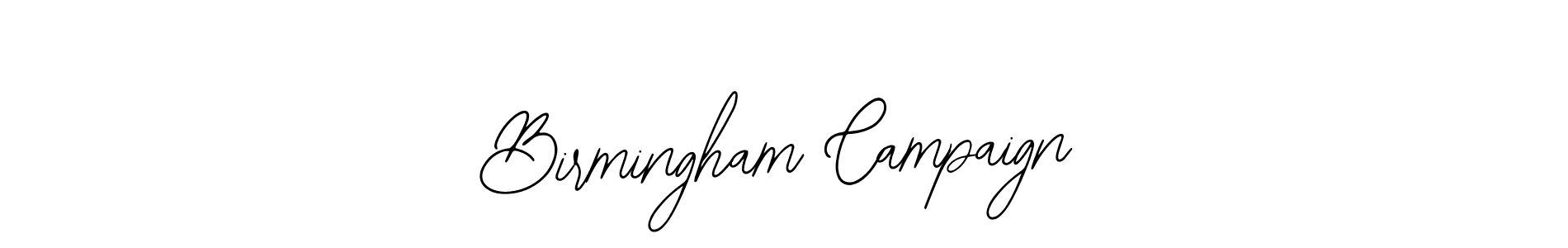 Make a beautiful signature design for name Birmingham Campaign. Use this online signature maker to create a handwritten signature for free. Birmingham Campaign signature style 12 images and pictures png