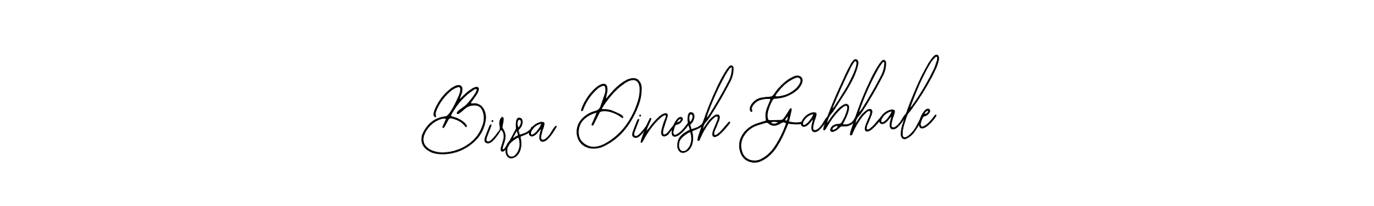 Also we have Birsa Dinesh Gabhale name is the best signature style. Create professional handwritten signature collection using Bearetta-2O07w autograph style. Birsa Dinesh Gabhale signature style 12 images and pictures png