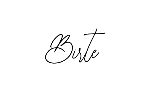 Use a signature maker to create a handwritten signature online. With this signature software, you can design (Bearetta-2O07w) your own signature for name Birte. Birte signature style 12 images and pictures png