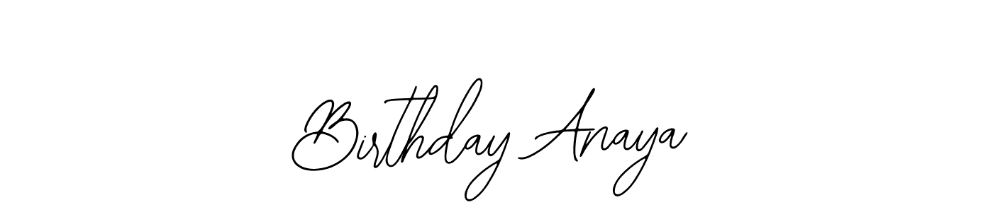 Create a beautiful signature design for name Birthday Anaya. With this signature (Bearetta-2O07w) fonts, you can make a handwritten signature for free. Birthday Anaya signature style 12 images and pictures png