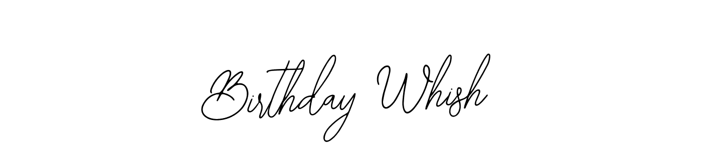 You should practise on your own different ways (Bearetta-2O07w) to write your name (Birthday Whish) in signature. don't let someone else do it for you. Birthday Whish signature style 12 images and pictures png