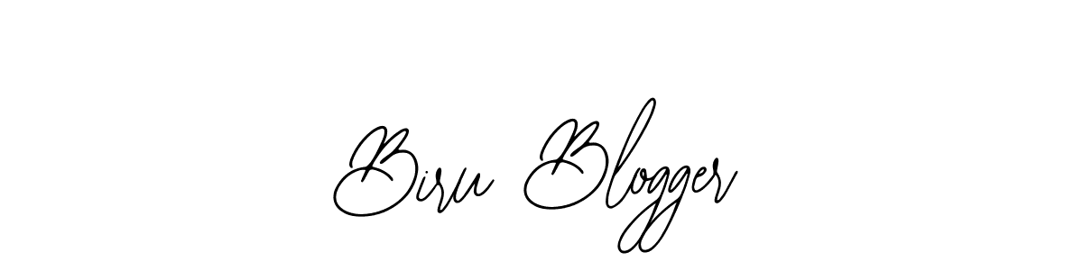 Make a beautiful signature design for name Biru Blogger. With this signature (Bearetta-2O07w) style, you can create a handwritten signature for free. Biru Blogger signature style 12 images and pictures png