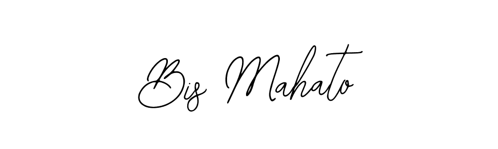 Design your own signature with our free online signature maker. With this signature software, you can create a handwritten (Bearetta-2O07w) signature for name Bis Mahato. Bis Mahato signature style 12 images and pictures png