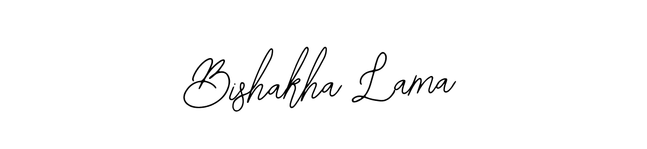 The best way (Bearetta-2O07w) to make a short signature is to pick only two or three words in your name. The name Bishakha Lama include a total of six letters. For converting this name. Bishakha Lama signature style 12 images and pictures png