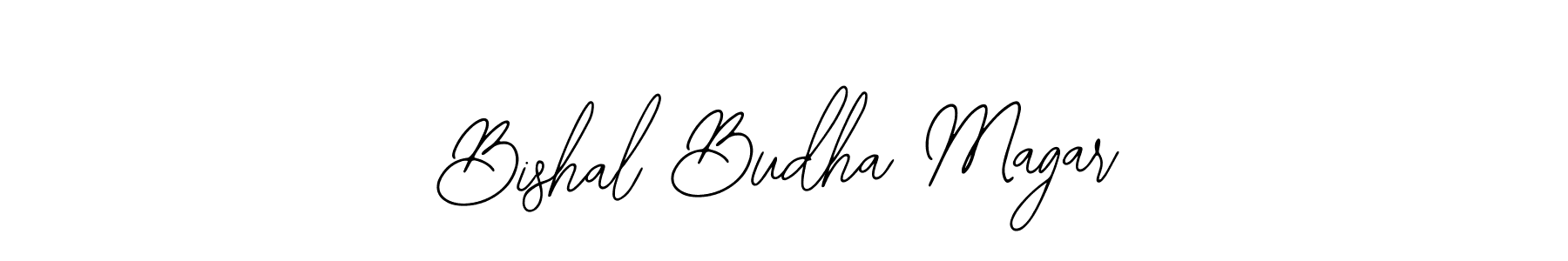 Also we have Bishal Budha Magar name is the best signature style. Create professional handwritten signature collection using Bearetta-2O07w autograph style. Bishal Budha Magar signature style 12 images and pictures png