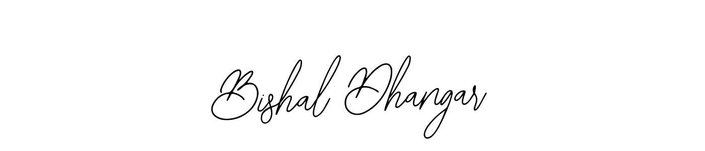 How to make Bishal Dhangar signature? Bearetta-2O07w is a professional autograph style. Create handwritten signature for Bishal Dhangar name. Bishal Dhangar signature style 12 images and pictures png