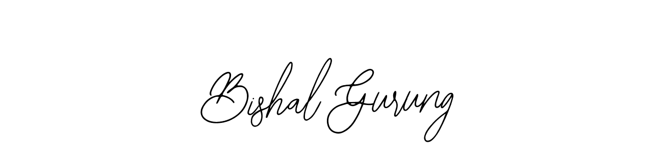 The best way (Bearetta-2O07w) to make a short signature is to pick only two or three words in your name. The name Bishal Gurung include a total of six letters. For converting this name. Bishal Gurung signature style 12 images and pictures png