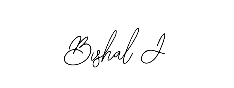 Bishal J stylish signature style. Best Handwritten Sign (Bearetta-2O07w) for my name. Handwritten Signature Collection Ideas for my name Bishal J. Bishal J signature style 12 images and pictures png