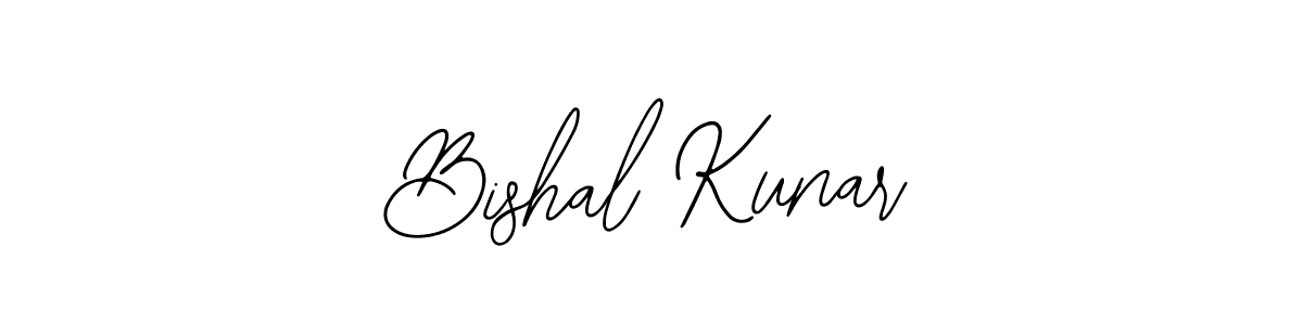 The best way (Bearetta-2O07w) to make a short signature is to pick only two or three words in your name. The name Bishal Kunar include a total of six letters. For converting this name. Bishal Kunar signature style 12 images and pictures png